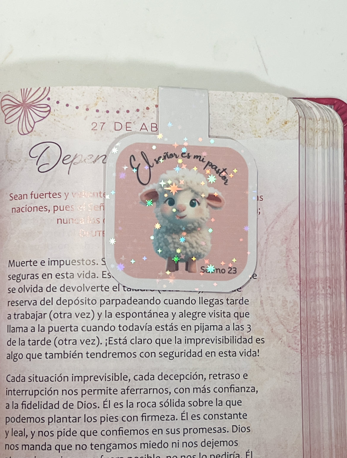 Magnetic Bookmark-Salmo 23