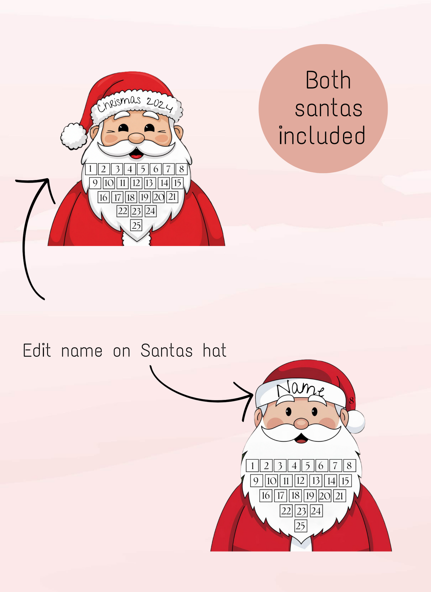 Santa Claus Christmas Countdown
