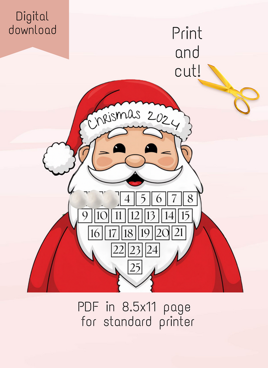 Santa Claus Christmas Countdown