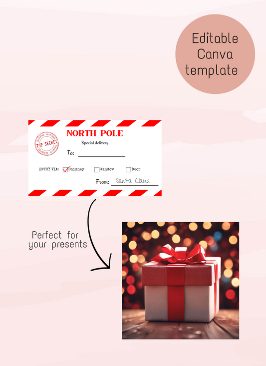 Digital North Pole tag