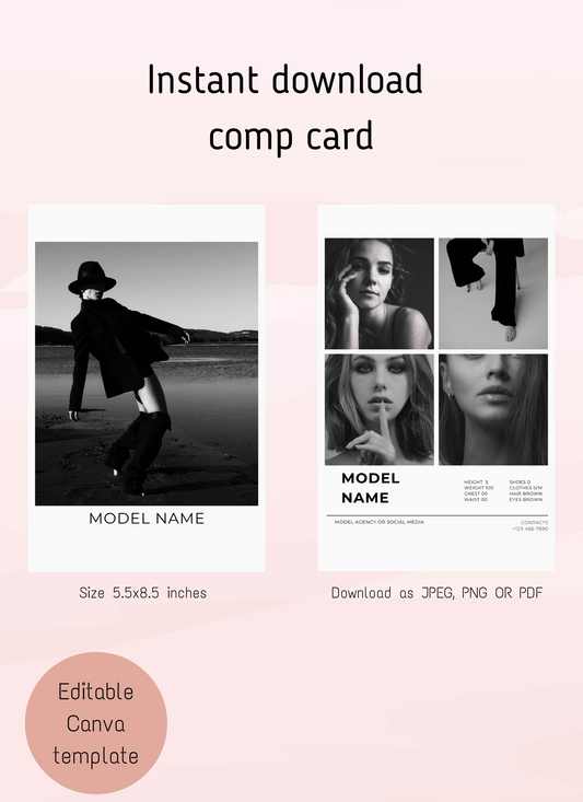 Model Comp Card